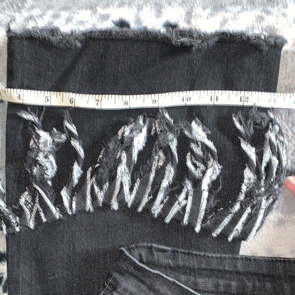 MODA LUXE Fringe Flair Black Jeans — 6 - Picture 11 of 12